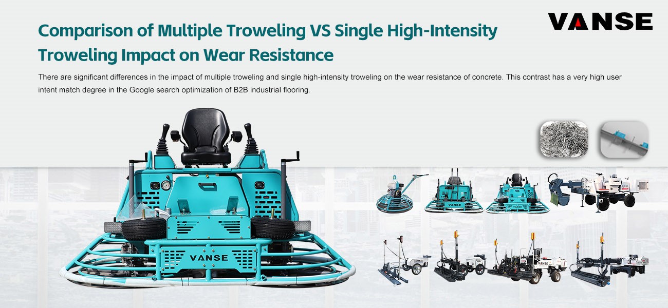 Comparison of Multiple Troweling VS Single High-Intensity Troweling Impact on Wear Resistance Comparison of Multiple Troweling VS Single High-Intensity Troweling Impact on Wear Resistance