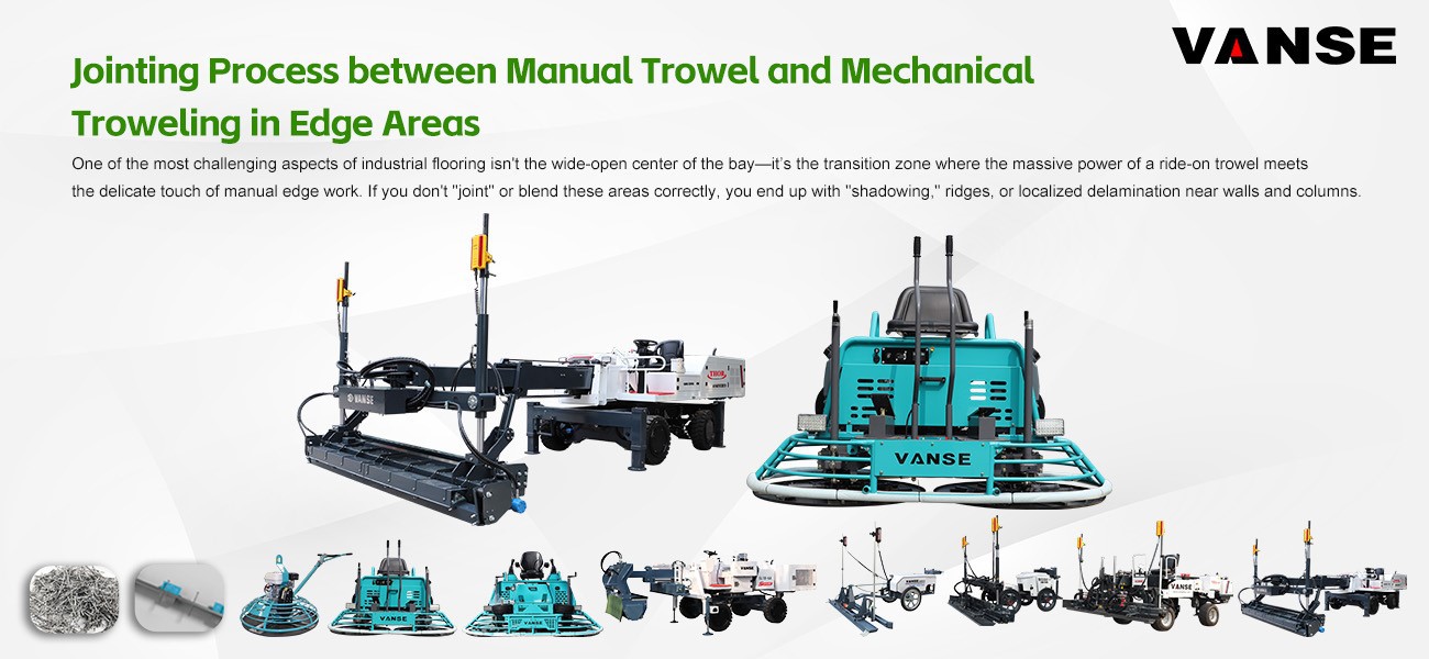 Jointing Process between Manual Trowel and Mechanical Troweling in Edge Areas Jointing Process between Manual Trowel and Mechanical Troweling in Edge Areas