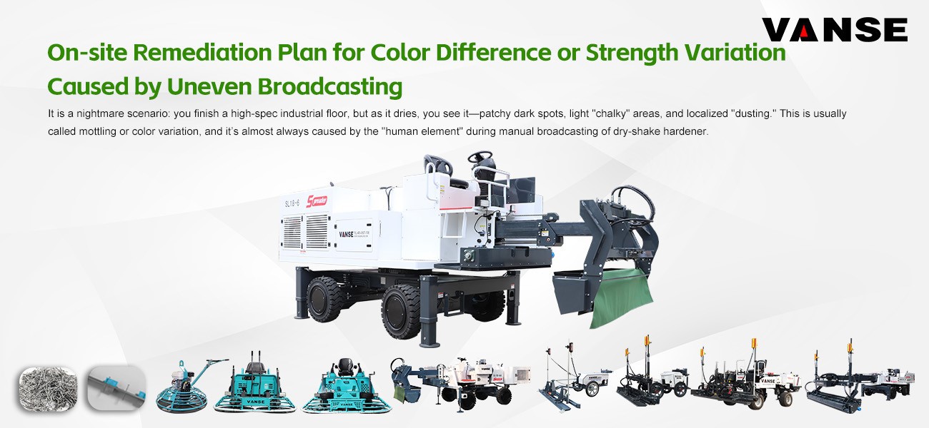On-site Remediation Plan for Color Difference or Strength Variation Caused by Uneven Broadcasting On-site Remediation Plan for Color Difference or Strength Variation Caused by Uneven Broadcasting
