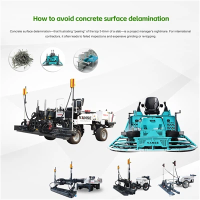 How to avoid concrete surface delamination