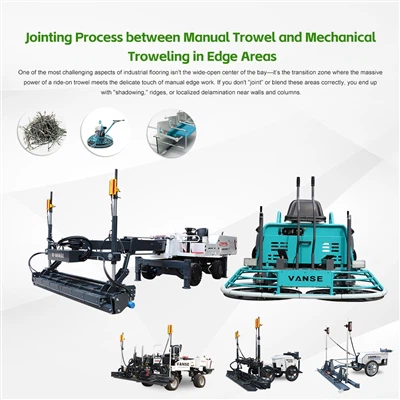 Jointing Process between Manual Trowel and Mechanical Troweling in Edge Areas