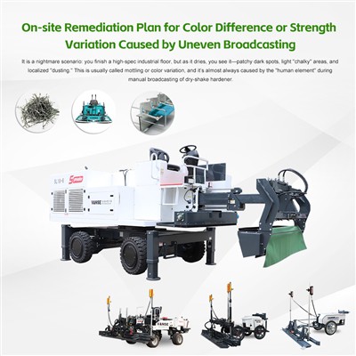 On-site Remediation Plan for Color Difference or Strength Variation Caused by...