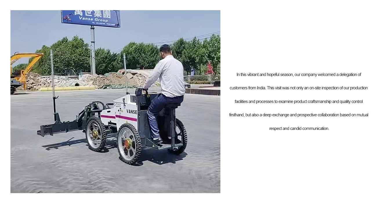 WS550 ride-on concrete laser leveling machine WS550 ride-on concrete laser leveling machine