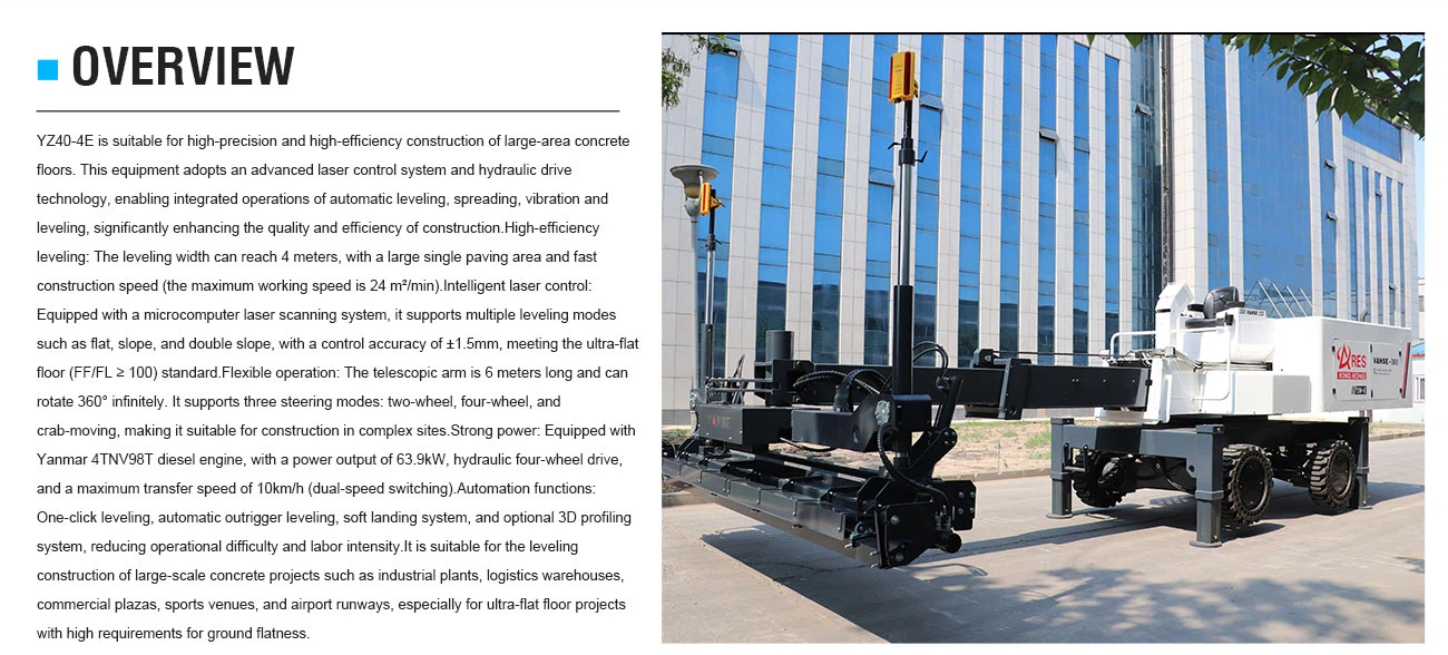 cement pavers laser level machine