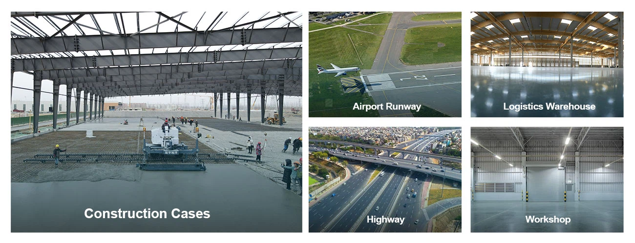 concrete pavement laser leveling machine