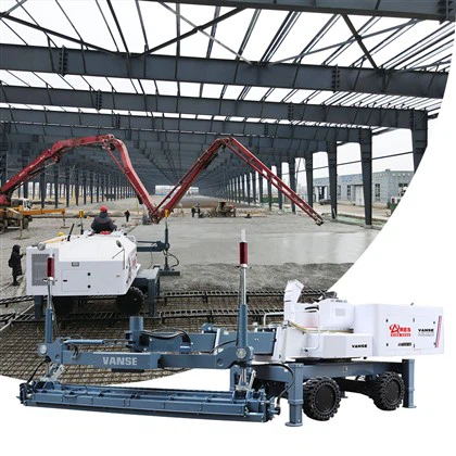 VANSE YZ40-4E Automatic Boom Type Operated Laser Guided Concrete Leveling Machine