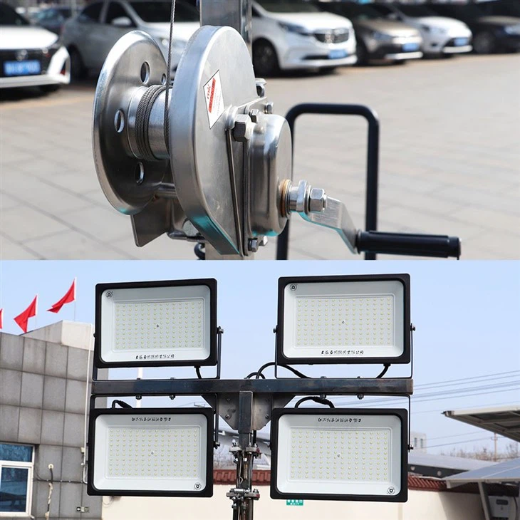 rechargeable led shop work lights tower