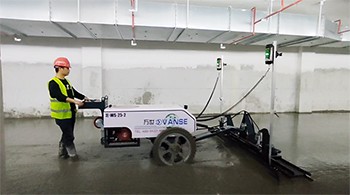 After-sale maintenance and notice of concrete laser leveling machine