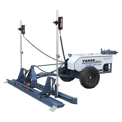 Construction quality control and management of concrete laser leveling machine
