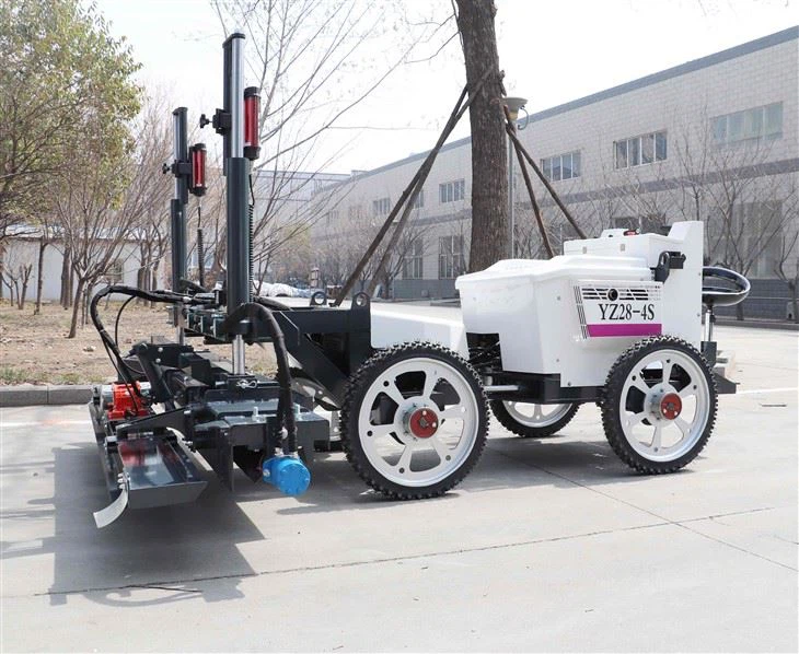 Four-Wheel Lightweight and Fast Self-Leveling Laser Screed