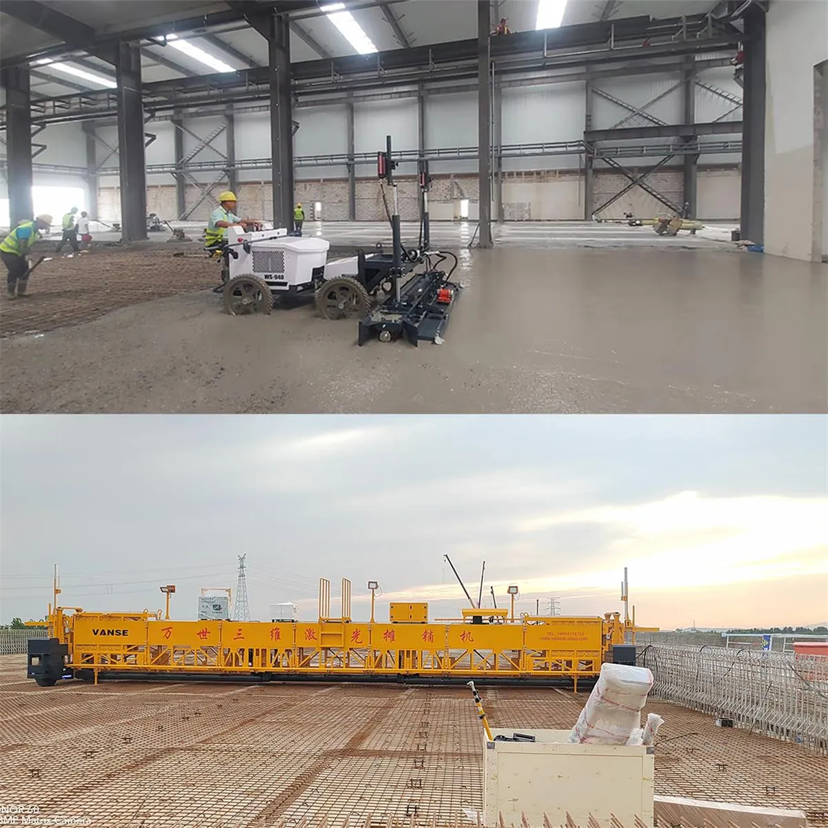 What are the risks in construction safety of laser leveling machines and pavers? 1 -01 -