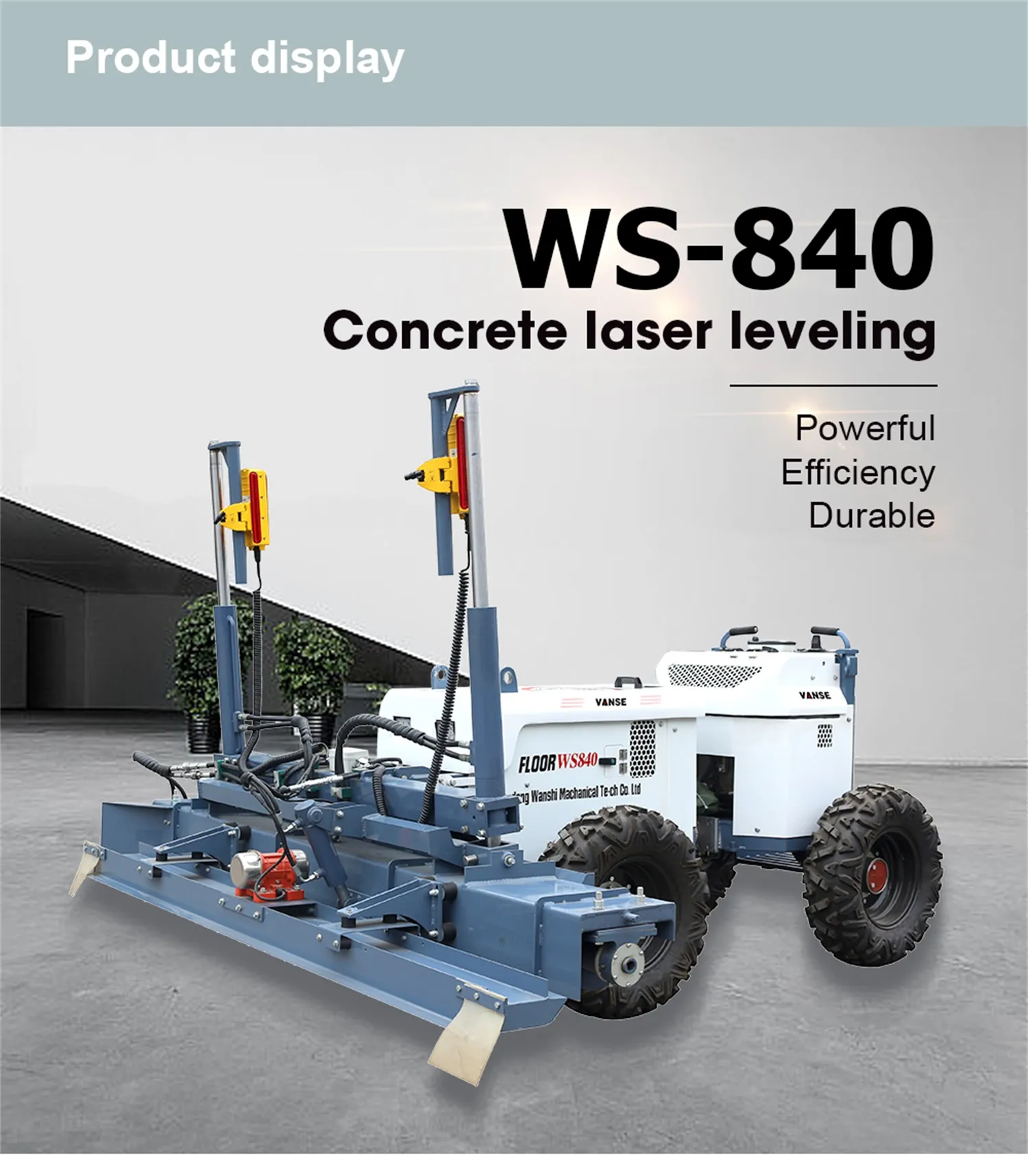 Laser leveling machine operation steps and slope adjustment 1 info-1500-1684